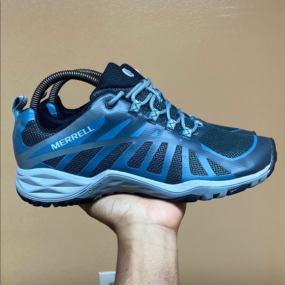 Merrell Siren Edge Q2 “Blue Gray Black” Waterproof Trail Running Sneakers - Picture 1 of 16